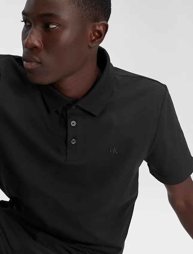Smooth Cotton Blend Polo Shirt Smooth Cotton Blend Polo Shirt