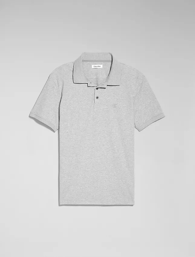 Smooth Cotton Blend Polo Shirt Smooth Cotton Blend Polo Shirt