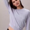Smooth Cotton Chenille Monogram Sweater Smooth Cotton Chenille Monogram Sweater