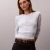 Smooth Cotton Chenille Monologo Sweater Smooth Cotton Chenille Monologo Sweater