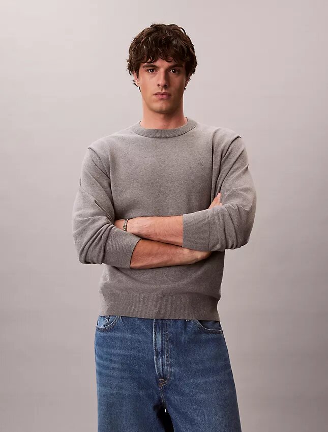 Smooth Cotton Easy Sweater Smooth Cotton Easy Sweater