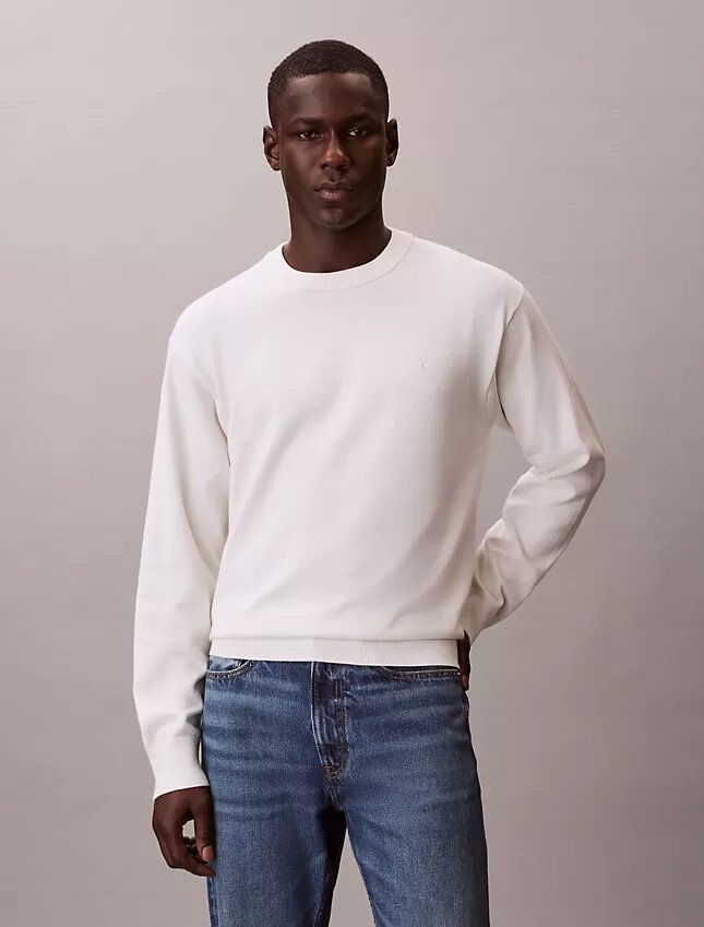 Smooth Cotton Easy Sweater Smooth Cotton Easy Sweater