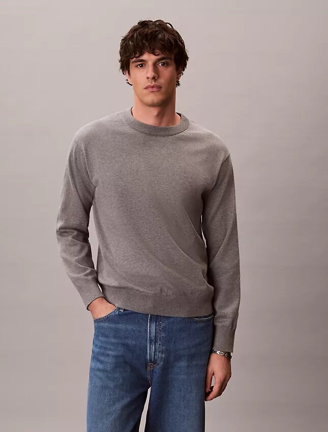 Smooth Cotton Easy Sweater Smooth Cotton Easy Sweater