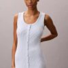 Smooth Cotton Midi Dress