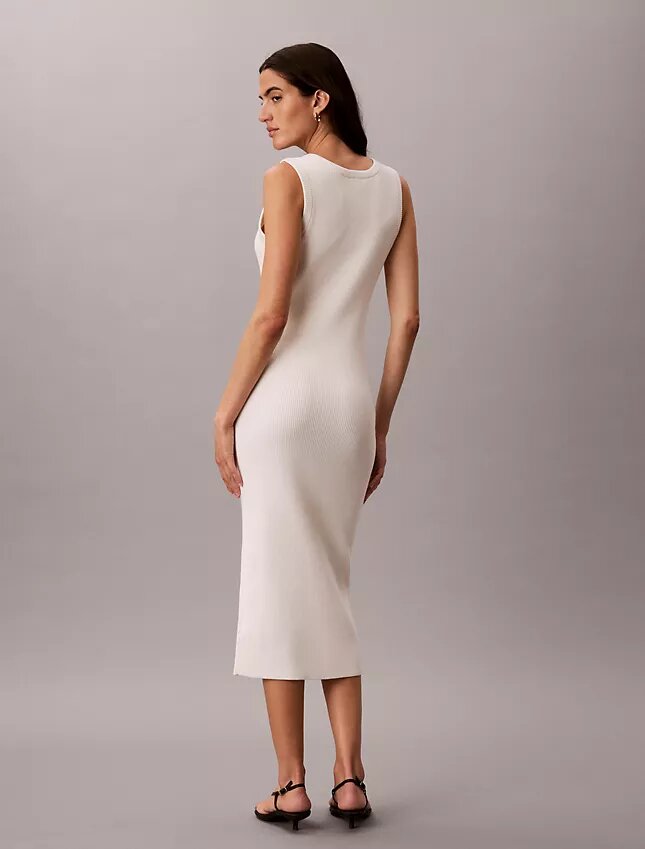 Smooth Cotton Midi Dress Smooth Cotton Midi Dress