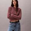 Smooth Cotton Monogram Sweater