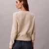 Smooth Cotton Monogram Sweater
