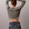 Smooth Cotton Monogram Sweater
