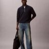 Smooth Cotton Quarter Zip Sweater