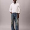 Smooth Cotton Quarter Zip Sweater