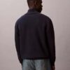 Smooth Cotton Quarter Zip Sweater