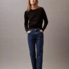Smooth Cotton Relaxed Monogram Sweater Smooth Cotton Relaxed Monogram Sweater