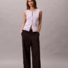 Smooth Cotton Rib Button-Down Tank Top Smooth Cotton Rib Button-Down Tank Top