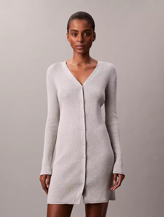 Smooth Cotton Rib Duster Smooth Cotton Rib Duster