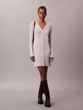 Smooth Cotton Rib Duster