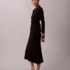 Smooth Cotton Rib Midi Dress