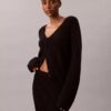 Smooth Cotton Rib Midi Skirt