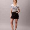 Smooth Cotton Rib Polo T-Shirt