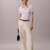 Smooth Cotton Rib Polo T-Shirt Smooth Cotton Rib Polo T-Shirt
