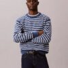 Smooth Cotton Stripe Easy Sweater Smooth Cotton Stripe Easy Sweater