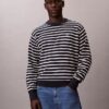 Smooth Cotton Stripe Easy Sweater Smooth Cotton Stripe Easy Sweater