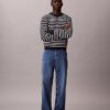 Smooth Cotton Stripe Easy Sweater Smooth Cotton Stripe Easy Sweater