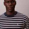 Smooth Cotton Stripe Easy Sweater Smooth Cotton Stripe Easy Sweater