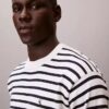 Smooth Cotton Stripe Easy Sweater Smooth Cotton Stripe Easy Sweater