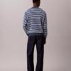 Smooth Cotton Stripe Easy Sweater Smooth Cotton Stripe Easy Sweater
