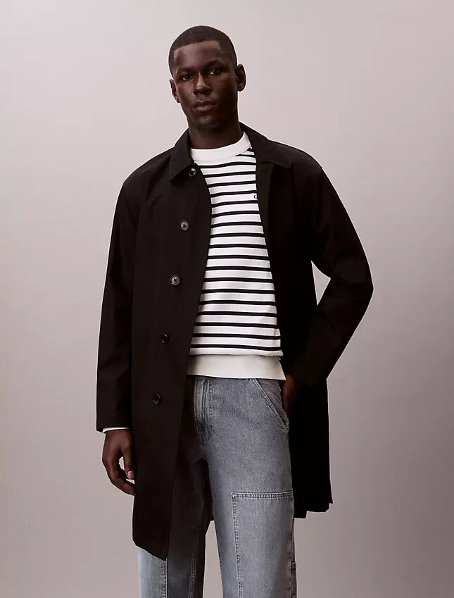 Smooth Cotton Stripe Easy Sweater Smooth Cotton Stripe Easy Sweater
