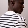 Smooth Cotton Stripe Easy Sweater Smooth Cotton Stripe Easy Sweater