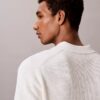 Smooth Cotton Waffle Sweater Polo Shirt Smooth Cotton Waffle Sweater Polo Shirt