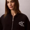 Smooth Cropped Relaxed Bomber Jacket Smooth Cropped Relaxed Bomber Jacket