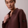 Smooth Mini Polo Sweatshirt Dress