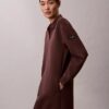Smooth Mini Polo Sweatshirt Dress
