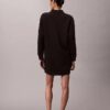 Smooth Mini Polo Sweatshirt Dress