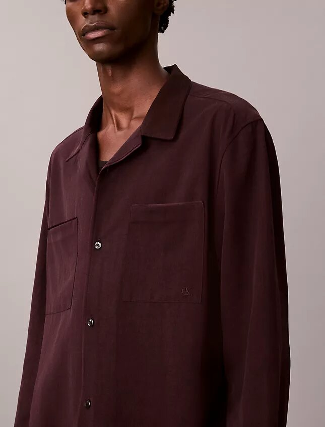 Smooth Relaxed Camp Button-Down Shirt Smooth Relaxed Camp Button-Down Shirt