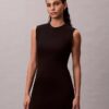 Smooth Sleeveless Mini Dress Smooth Sleeveless Mini Dress