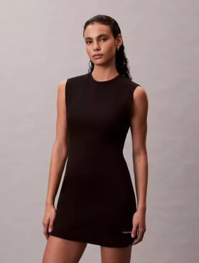 Smooth Sleeveless Mini Dress