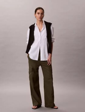 Soft Twill Cargo Pants