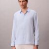 Solid Linen Blend Classic Shirt Solid Linen Blend Classic Shirt