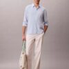 Solid Linen Blend Classic Shirt Solid Linen Blend Classic Shirt