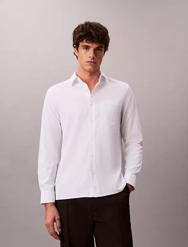 Solid Seersucker Classic Shirt Solid Seersucker Classic Shirt