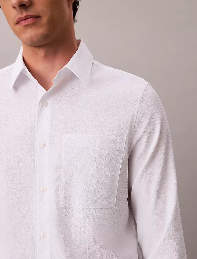 Solid Seersucker Classic Shirt Solid Seersucker Classic Shirt