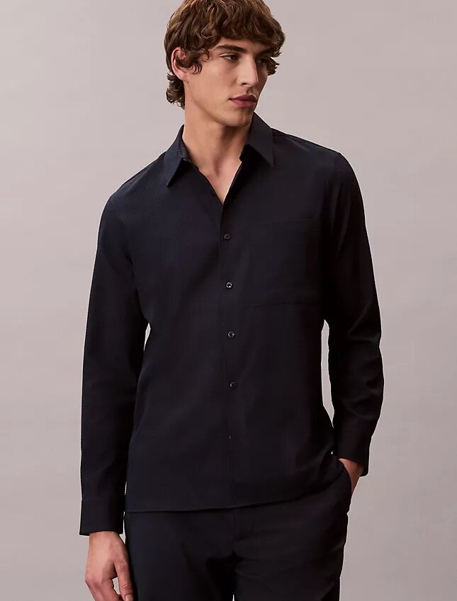 Solid Seersucker Classic Shirt Solid Seersucker Classic Shirt