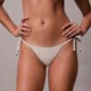 Solid Side Tie Swim Bikini Bottom