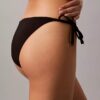 Solid Side Tie Swim Bikini Bottom