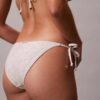 Solid Side Tie Swim Bikini Bottom