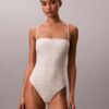 Solid Strapless One Piece Swimsuit Solid Strapless One Piece Swimsuit