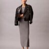 Solid Stretch Slim Midi Dress Solid Stretch Slim Midi Dress